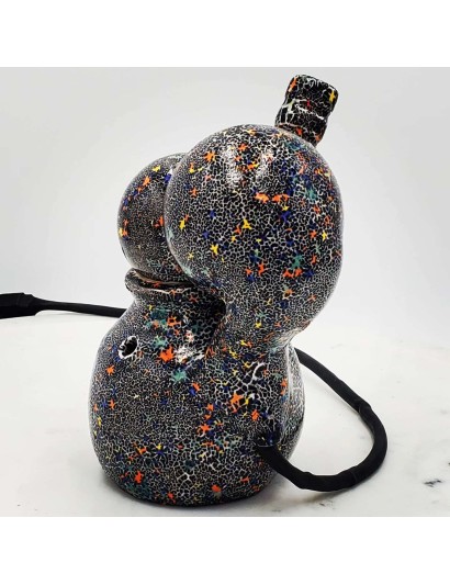 Fruity Freckles Black Old School Bubble Bandit Vapbong