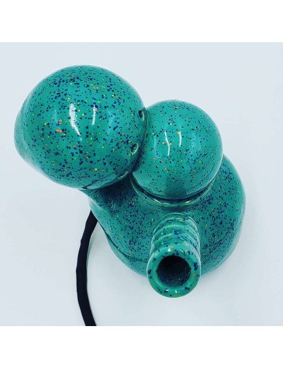 Speckled Jade Old School Bubble Bandit Vapbong