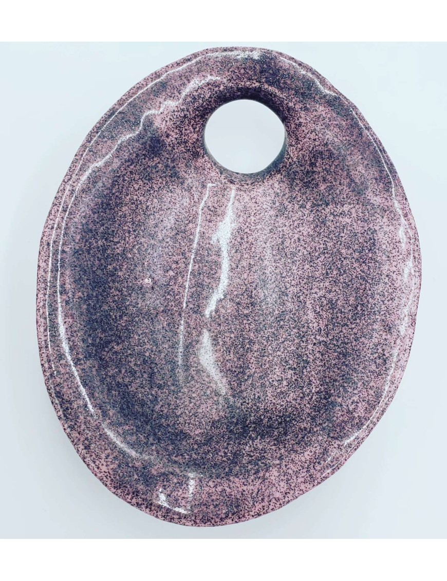 Purple Lilac Vapbong Ceramic Loading Dish