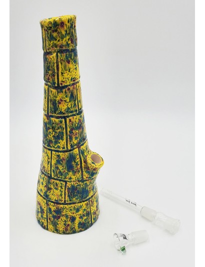 Mardi Gras 3D Ceramic Waterpipe