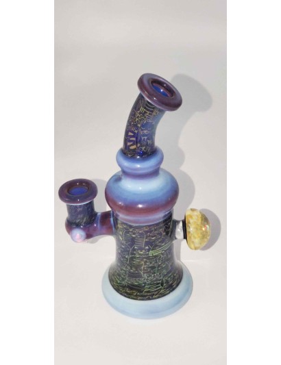 The Cat’s Meow (UV) Biotech Fumed Rig from Hokey Pokey Glass