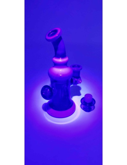 The Cat’s Meow (UV) Biotech Fumed Rig from Hokey Pokey Glass