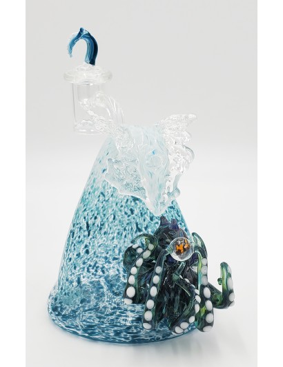 Octopus Wave Rig Collab from Black Sand Glass/UPP Glass Hawaii