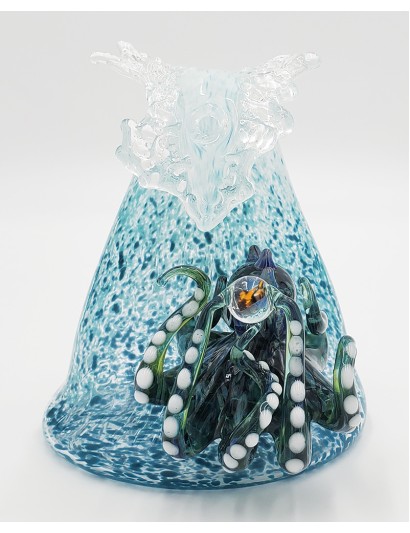 Octopus Wave Rig Collab from Black Sand Glass/UPP Glass Hawaii