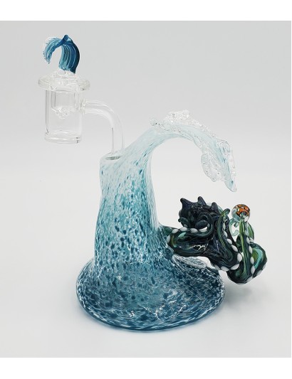 Octopus Wave Rig Collab from Black Sand Glass/UPP Glass Hawaii